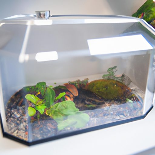 a terrarium with an open lid and placed 512x512 51198021