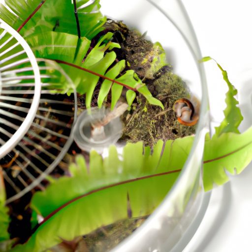 a terrarium with multiple small fans pho 512x512 47757326