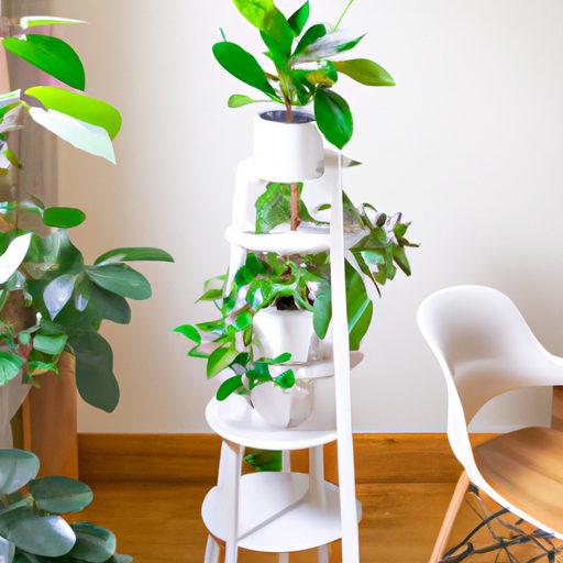 a tiered plant stand displaying lush gre 512x512 83439261