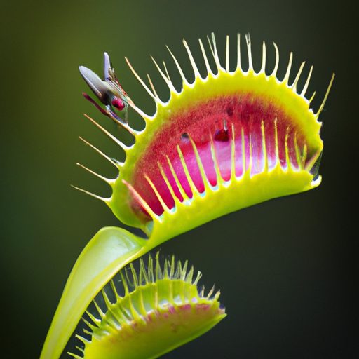 a venus flytrap capturing an insect phot 512x512 75294654
