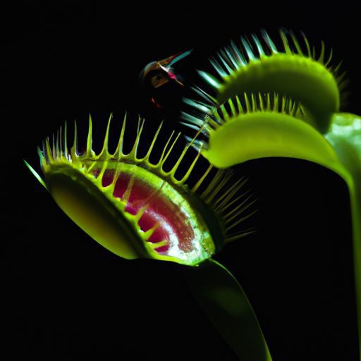 a venus flytrap swiftly capturing prey p 512x512 89224256