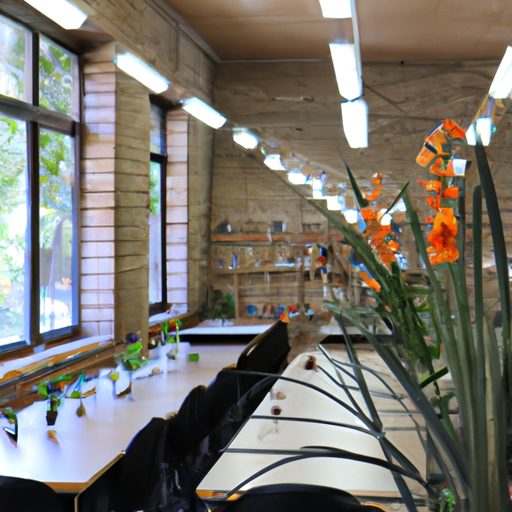 a vibrant classroom with blooming plants 512x512 86676789