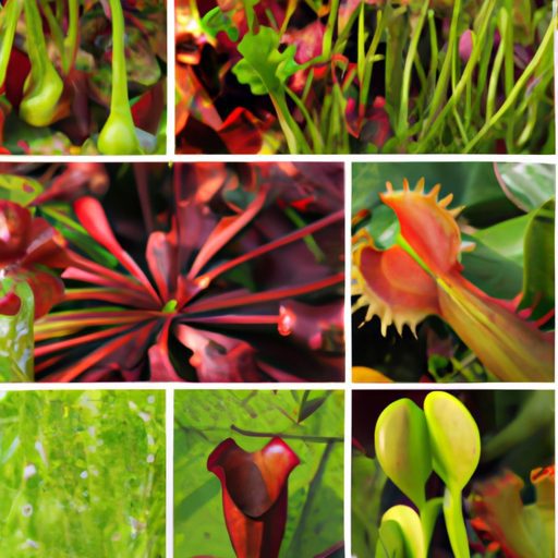a vibrant collage of carnivorous plants 512x512 49424542