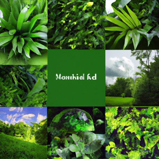a vibrant collage of lush greenery photo 512x512 45433018
