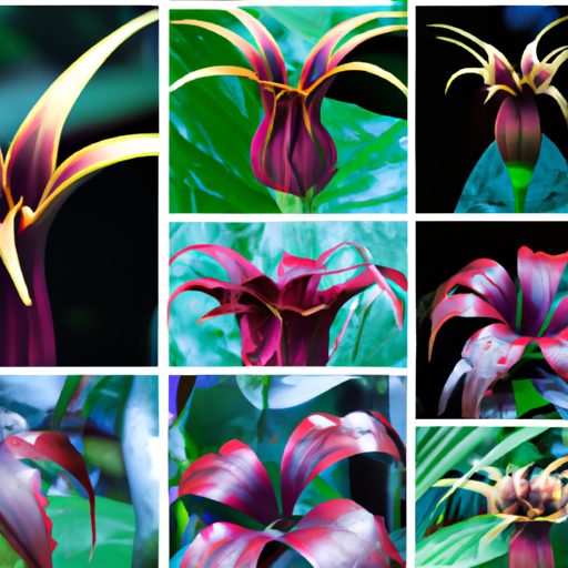 a vibrant collage of tacca chantrieri hy 512x512 90556812