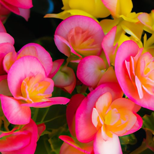 a vibrant display of begonias blooming p 512x512 69718917