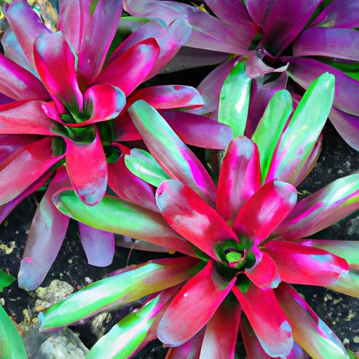 a vibrant display of colorful bromeliad 512x512 70175183