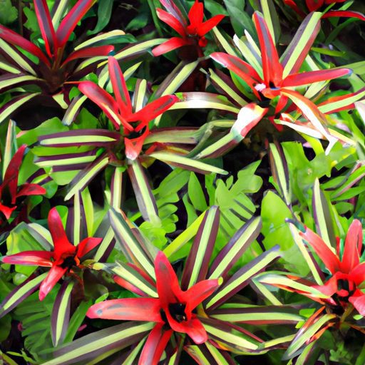 a vibrant display of colorful bromeliad 512x512 97517241