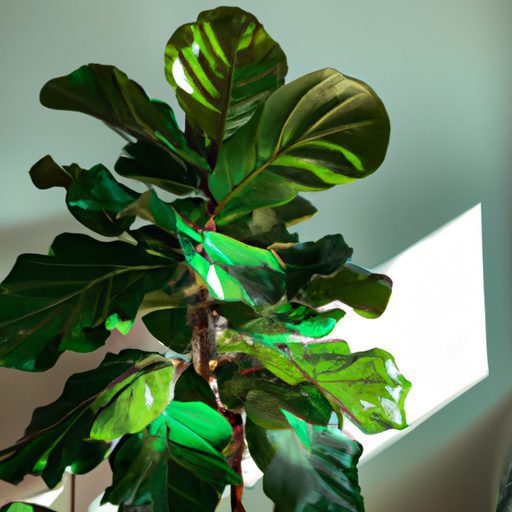 a vibrant fiddle leaf fig basking in a s 512x512 91609240
