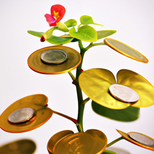 a vibrant money plant blossoming with co 512x512 68470502