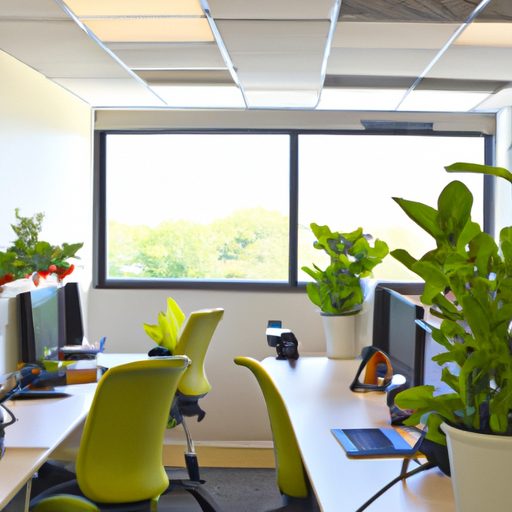 a vibrant office space filled with lush 512x512 31146049