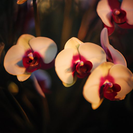 a vibrant orchid blooming in a terrarium 512x512 94569691