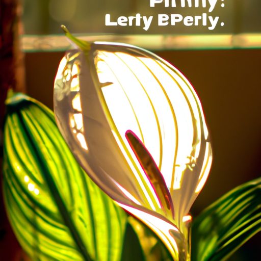 a vibrant peace lily basking in sunlight 512x512 23023720