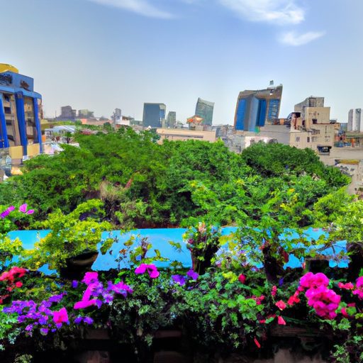 a vibrant rooftop garden teeming with co 512x512 82052765