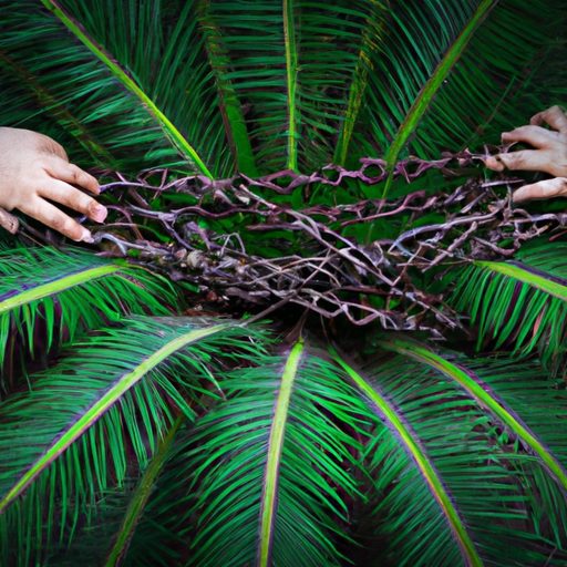a vibrant sago palm surrounded by chains 512x512 11266165
