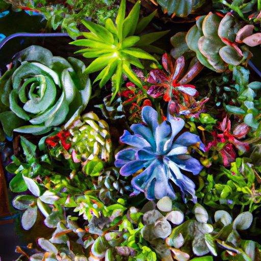 a vibrant terrarium filled with various 512x512 20809317