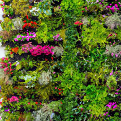 a vibrant vertical garden covering a wal 512x512 39702160