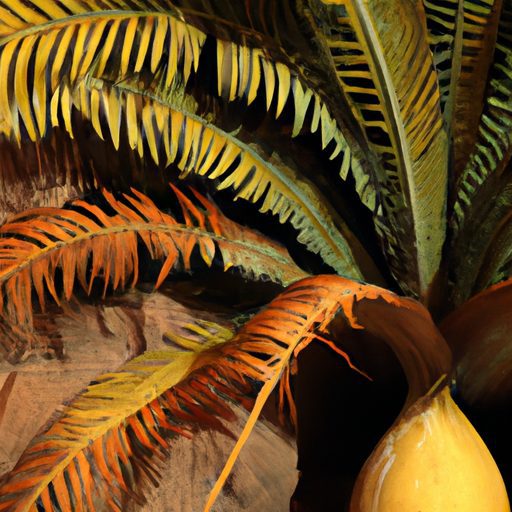an ancient cycad surrounded by diverse c 512x512 90410391