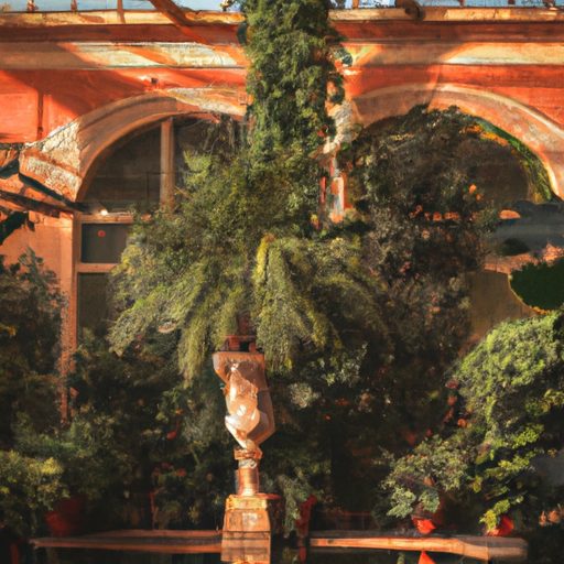 an opulent roman atrium showcasing lush 512x512 39713303
