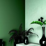 An image showcasing an indoor oasis adorned with stunning black plants – velvety ebony leaves cascading from elegant vases, contrasting against a backdrop of lush greenery, evoking a mysterious and captivating ambiance