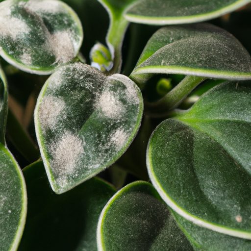 close up of a peperomia leaf infested wi 512x512 62471209