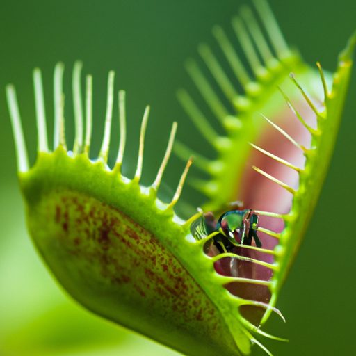 close up of a venus flytrap capturing in 512x512 45979097