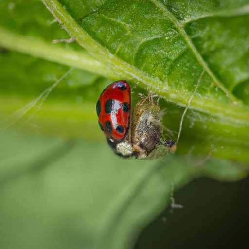 close up of ladybug eating spider mite p 512x512 26330900