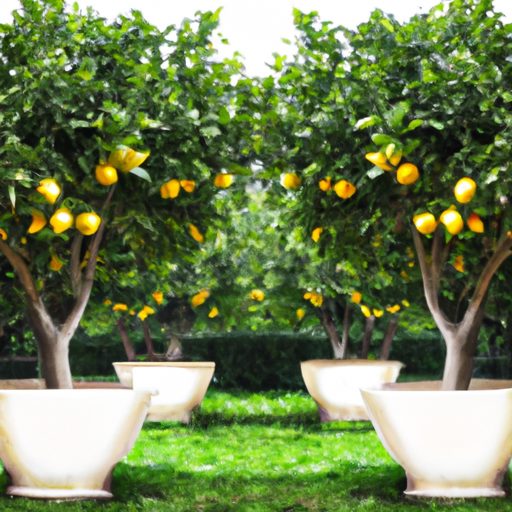 symmetrical citrus trees in ornamental u 512x512 75802734