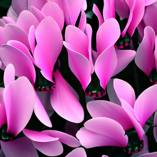 vibrant cyclamen blooms dance gracefully 512x512 85218940